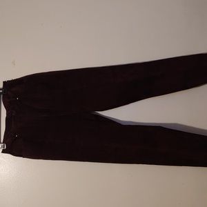 Reflections chocolate suede pants in Size 12
